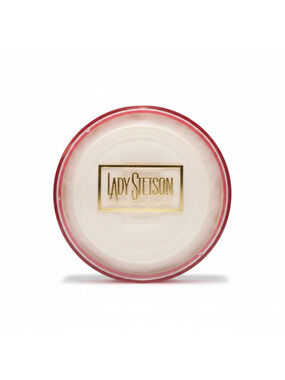 Lady Stetson Vintage Body Dusting Powder Coty Talc Sealed Puff Vanity Collector
